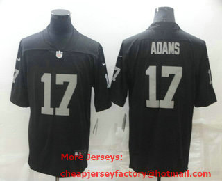 Men's Las Vegas Raiders #17 Davante Adams Black 2022 Vapor Untouchable Stitched NFL Nike Limited Jersey