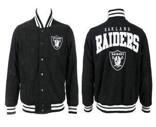 Men's Las Vegas Raiders Black Stitched Jacket