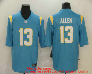 Men's Los Angeles Chargers #13 Keenan Allen Light Blue 2020 NEW Vapor Untouchable Stitched NFL Nike Limited Jersey
