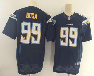 Men's Los Angeles Chargers #99 Joey Bosa Navy Blue Team Color Stitched NFL Nike Elite Jersey