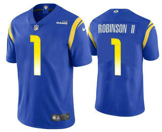 Men's Los Angeles Rams Allen Robinson II 2021 Blue Vapor Untouchable Limited Stitched Jersey