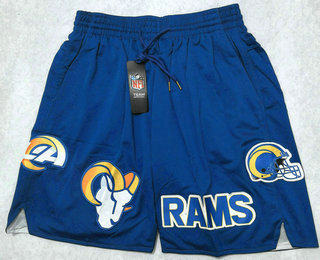 Men's Los Angeles Rams Blue Just Don Shorts