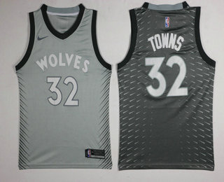 timberwolves grey jersey