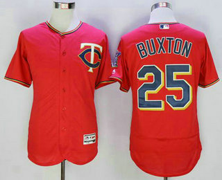 Men's Minnesota Twins #25 Byron Buxton Red Flexbase 2016 MLB Player Jersey