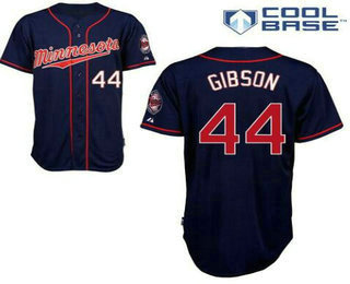 Men's Minnesota Twins #44 Kyle Gibson Navy Blue Stitched Baseball Jersey
