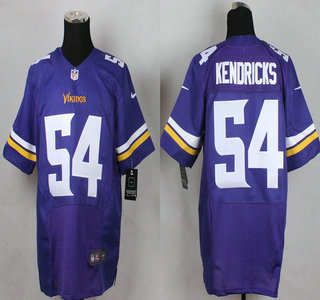 Men's Minnesota Vikings #54 Eric Kendricks Nike Purple Elite Jersey