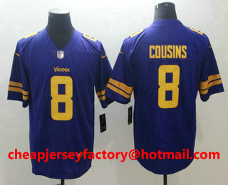 kirk cousins stitched jersey