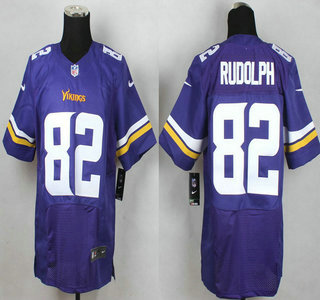 Men's Minnesota Vikings #82 Kyle Rudolph Nike Purple Elite Jersey
