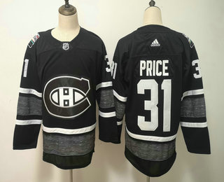 Men's Montreal Canadiens #31 Carey Price Black 2019 NHL All-Star Game Adidas Stitched NHL Jersey