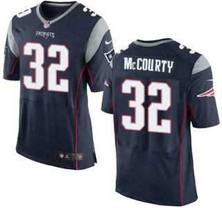 Men's New England Patriots #32 Devin McCourty Navy Blue Team Color 2015 NFL Nike Elite Jersey