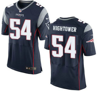 Men's New England Patriots #54 Dont'a Hightower Navy Blue Team Color 2015 NFL Nike Elite Jersey