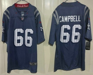 Men's New England Patriots #66 Will Campbell Limited Gray Rivalries Vapor Jersey