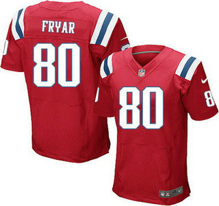 Men's New England Patriots #80 Irving Fryar Red Retired Player NFL Nike Elite Jersey