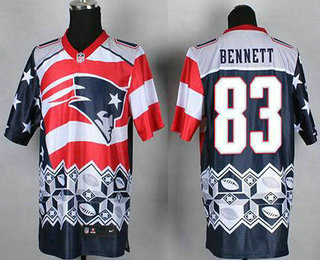 Men's New England Patriots #83 Martellus Bennett Nike 2015 Noble Fashion Elite Jersey
