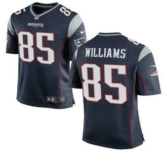 Men's New England Patriots #85 Michael Williams Navy Blue Team Color 2015 NFL Nike Elite Jersey