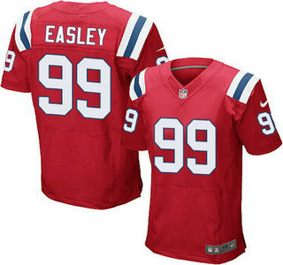 Men's New England Patriots #99 Dominique Easley Red Alternate NFL Nike Elite Jersey