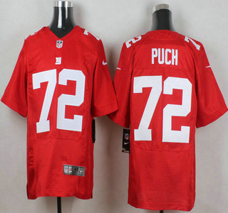 Men's New York Giants #72 Kendrick Adams Red Alternate NFL Nike Elite Jersey