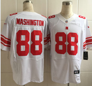 Men's New York Giants #88 Corey Washingto Nike White Elite Jersey