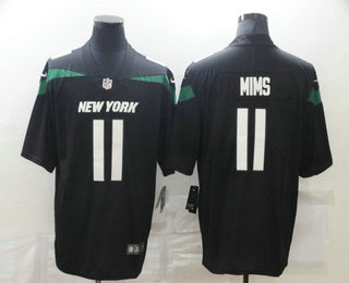 Men's New York Jets #11 Denzel Mims Black 2019 Vapor Untouchable Stitched NFL Nike Limited Jersey