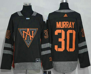 Men's North America Hockey #30 Matt Murray Black 2016 World Cup of Hockey Stitched WCH Game Jersey