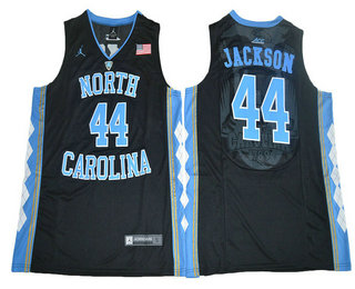 Men's North Carolina Tar Heels #44 Justin Jackson Black College Basketball 2017 Brand Jordan Swingman Stitched NCAA Jersey