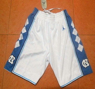Men's North Carolina Tar Heels White Short