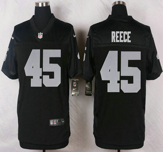 Men's Oakland Raiders #45 Marcel Reece Nike Black Elite Jersey