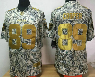 Men's Oakland Raiders #89 Amari Cooper Dollars Fashion Nike Elite Jersey