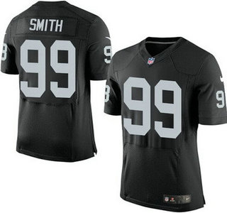 Men's Oakland Raiders #99 Aldon Smith Black Team Color 2015 NFL Nike Elite Jersey