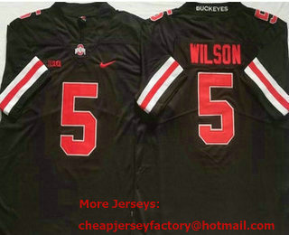 Men's Ohio State Buckeyes #5 Kevin Wilson Black 2022 Vapor Untouchable Stitched Nike Jersey