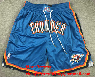Men's Oklahoma City Thunder Blue 2023 Just Don Shorts