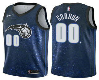 Men's Orlando Magic #00 Aaron Gordon Blue 2018 NBA Swingman City Edition Jersey