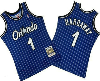 Men's Orlando Magic #1 Penny Hardaway Blue 1994 Throwback Swingman Jersey