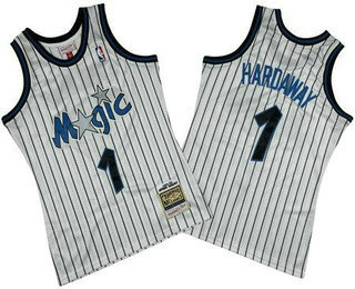 Men's Orlando Magic #1 Penny Hardaway White 1993 Hollywood Classic Swingman Jersey