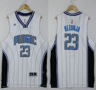 Men's Orlando Magic #23 Mario Hezonja Revolution 30 Swingman 2015 New White Jersey