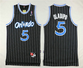 Men's Orlando Magic #5 Victor Oladipo Black Soul Swingman Jersey