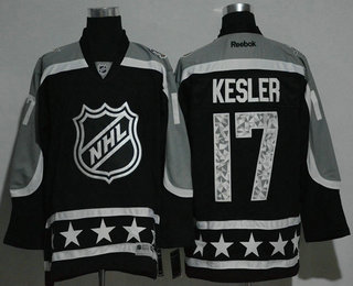 Men's Pacific Division Anaheim Ducks #17 Ryan Kesler Reebok Black 2017 NHL All-Star Stitched Ice Hockey Jersey