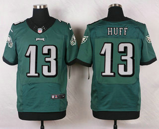 Men's Philadelphia Eagles #13 Josh Huff Midnight Green Retired Player NFL Nike Elite Jersey