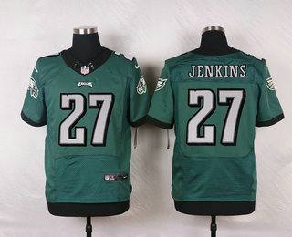 Men's Philadelphia Eagles #27 Malcolm Jenkins Midnight Green Team Color NFL Nike Elite Jersey
