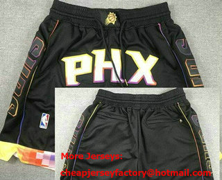 Men's Phoenix Suns Black Statement Just Don Shorts
