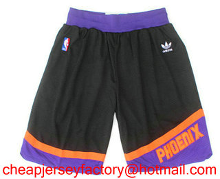 Men's Phoenix Suns Throwback Black NBA Shorts