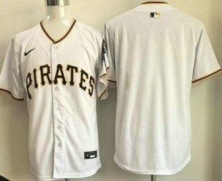 Men's Pittsburgh Pirates Blank White Limited Jersey