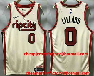 trail blazers cream jersey