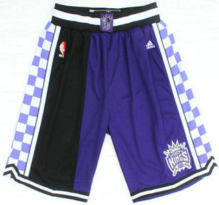 Men's Sacramento Kings 2015 Purple With Black Short