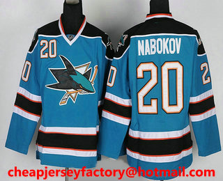 evgeni nabokov jersey