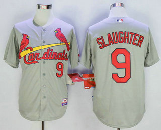 Men's St. Louis Cardinals #9 Roger Maris Retired Gray Cool Base Baseball Jersey