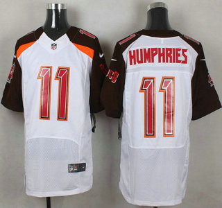 Men's Tampa Bay Buccaneers #11 Adam Humphries White Road NFL Nike Elite Jersey