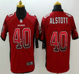 Men's Tampa Bay Buccaneers #40 Mike Alstott Red Drift Fashion NFL Nike Jersey
