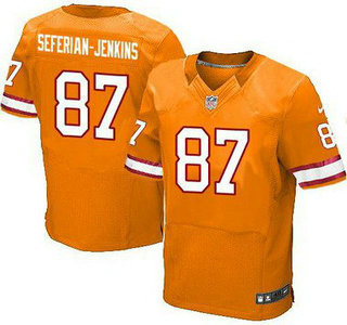 Men's Tampa Bay Buccaneers #87 Austin Seferian-Jenkins Orange Alternate NFL Nike Elite Jersey