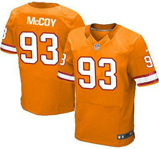 Men's Tampa Bay Buccaneers #93 Gerald McCoy Orange Alternate NFL Nike Elite Jersey